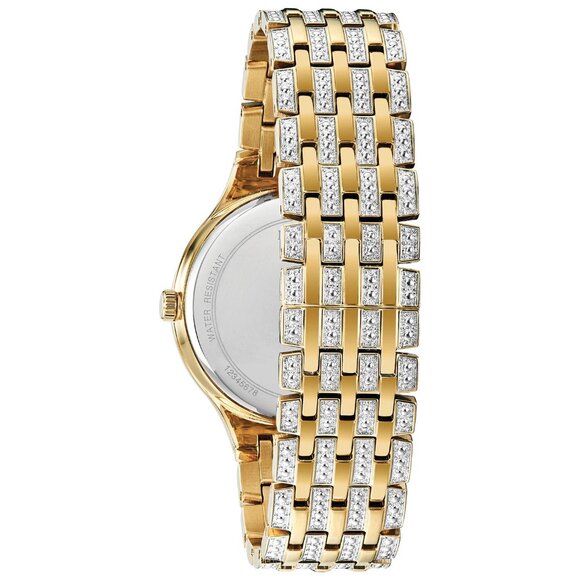 Bulova Men's Phantom Crystal-Accent Two-Tone Stainless Steel Bracelet Watch 40mm - Picture 2 of 5